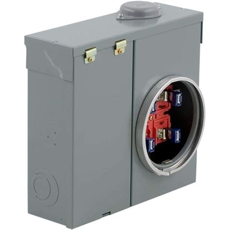 electric meter box 200 amp|200 amp meter base overhead.